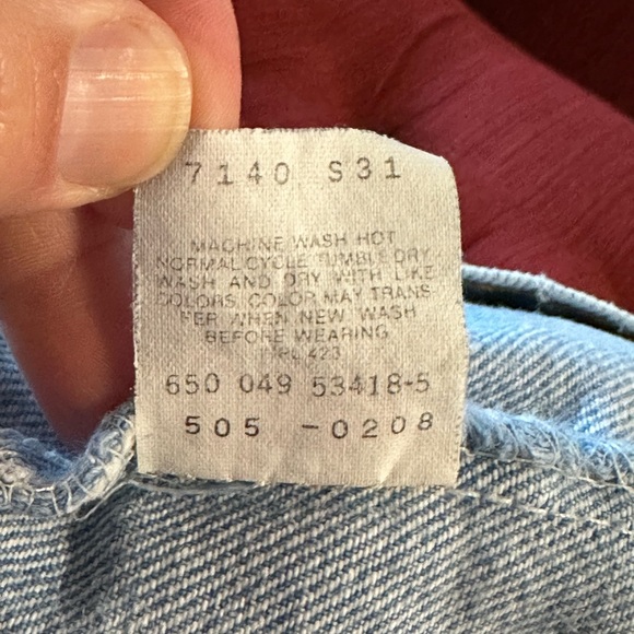 LEVI'S 550 34 x 34 VINTAGE Y2K 80s ACID WASH JEANS HIGH WAIST STRAIGHT LEG JEAN - Picture 12 of 12